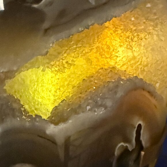 Rare Moss Agate Tear Drop Druzy Crystal 7lbs 2.2oz Earth Land Water Natural Geod - Picture 14 of 15